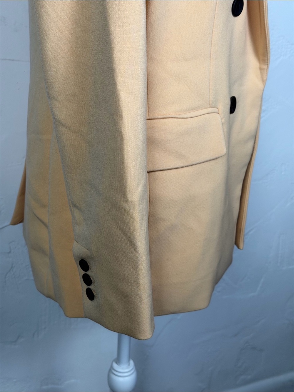 House of Harlow 1960  Double-Breasted Sherbet  Orange Blazer  - Clean and Fresh - Picture 6 of 16